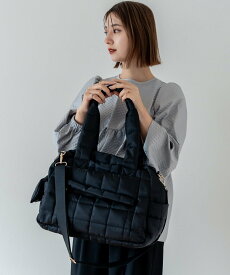 Rename Rename キルティング 2way マザーズバッグ トートバッグ ショルダーバッグ レディース デバイス バッグ ボストンバッグ ブラック ネイビー グレー【送料無料】