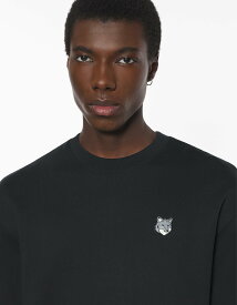 Maison Kitsune Maison Kitsune/(M)FOX HEAD COMFORT SWEATSHIRT メゾン キツネ トップス スウェット・トレーナー グレー ブラック【送料無料】