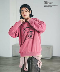 【SALE／33%OFF】BAYFLOW 【PEANUTS×BAYFLOW】ピーナッツアソートスウェット ベイフロー トップス スウェット・トレーナー ホワイト グリーン ピンク グレー イエロー【送料無料】