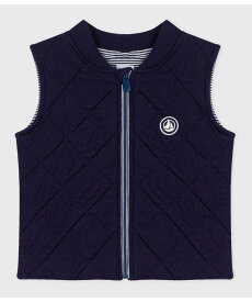 【SALE／10%OFF】PETIT BATEAU キルティングベスト プチバトー トップス ベスト・ジレ ブルー【送料無料】