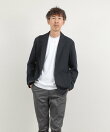 《ビジカジ対応》トリコットテーラードCD 尾州産ハイブリッドジャージ カーディガン 26AW