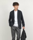 《ビジカジ対応》トリコットテーラードCD 尾州産ハイブリッドジャージ カーディガン 26AW