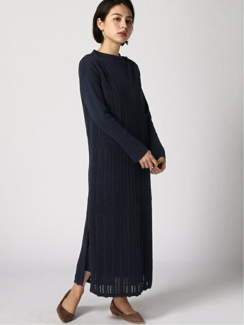 Spick Span スカシガラ レイヤードニットワンピース Rakuten Fashion 楽天ファッション 旧楽天ブランドアベニュー Ak2992