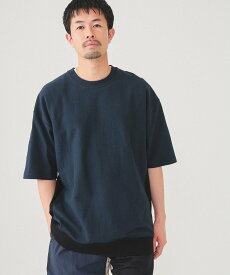 BEAMS Champion * BEAMS / 別注 2トーン リバースウィーブ(R)Tシャツ ビームス メン トップス カットソー・Tシャツ ネイビー【送料無料】