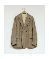 【SALE／30%OFF】Nigel Cabourn MAN / エンジニアダブルブレストジャケット - ヘンプリネンチェック ナイ…