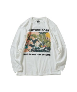 bonjour records The Stone Roses/�U�E�X�g�[���E���[�[�X for bonjour records Official Long Sleeve T-shirt �{���W���[�����R�[�h �g�b�v�X �J�b�g�\�[�ET�V���c �x�[�W�� �z���C�g�y���������z