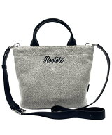 ROOTOTE ルートート ROOTOTE 3653 SC.スクエア.ウールムジーA ローラ バッグ その他のバッグ ホワイト ブ…