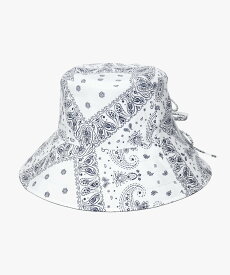 arth arth Bandana Ribbon Bucket / アース オーバーライド 帽子 ハット ブラウン ブルー ホワイト【送料無料】