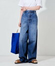 シンチバックデニムパンツ