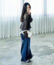 シンチバックデニムパンツ