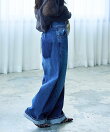 シンチバックデニムパンツ