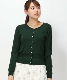 【SALE／30%OFF】MISCH MASCH ベーシックビジュー釦カーディガン ミッシュマッシュ トップス カーディガン グリーン ブラック ブラウン ピンク レッド ホワイト【送料無料】