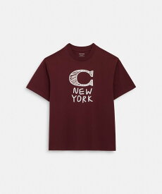 【SALE／72%OFF】COACH OUTLET シグネチャー Tシャツ コーチ　アウトレット トップス カットソー・Tシャツ レッド【送料無料】