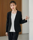 【洗濯機で洗える/セットアップ対応】ウォッシャブルVネックジャケット