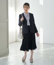 【洗濯機で洗える/セットアップ対応】ウォッシャブルVネックジャケット