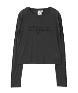 �ySALE�^30%OFF�zX-girl STAR STRIPED SLEEVE SHEER L/S TOP �G�b�N�X�K�[�� �g�b�v�X �J�b�g�\�[�ET�V���c �z���C�g �u���b�N�y���������z