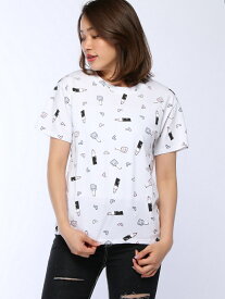 【SALE／47%OFF】SPIGA リップ&ネイルTシャツ スピーガ トップス カットソー・Tシャツ ホワイト