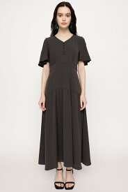 【SALE／50%OFF】SLY FLARE SLEEVE LONG ワンピース スライ ワンピース・ドレス ワンピース ブラック ホワイト【送料無料】