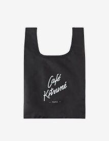 CAFE KITSUNE Cafe Kitsune/(U)CAFE KITSUNE ECO BAG メゾン キツネ バッグ エコバッグ・サブバッグ ベージュ ブラック