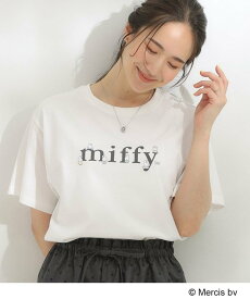 【SALE／60%OFF】SHOO・LA・RUE 【miffy】グラフィックTシャツ シューラルー トップス カットソー・Tシャツ ブルー ホワイト グレー ブラック パープル