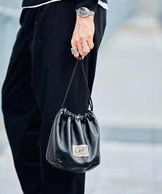 Subciety Leather effects bag サブサエティ バッグ ハンドバッグ グリーン ブラック【送料無料】