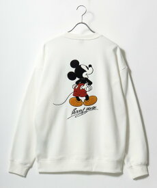 【SALE／18%OFF】Disney Disney ディズニー トレーナー メンズ スウェット 裏起毛 オーバーサイズ マルカワ トップス スウェット・トレーナー グレー ブラック ブルー ホワイト ブラウン【送料無料】