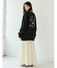 【SALE／23%OFF】Disney トレーナー メンズ スウェット 裏起毛 オーバーサイズ マルカワ トップス スウェット・トレーナー グレー ブラック ブルー ホワイト ブラウン【送料無料】