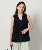 【SALE／70%OFF】UNITED ARROWS フラワー チュール ニットベスト ユナイテッドアローズ アウトレット ト…