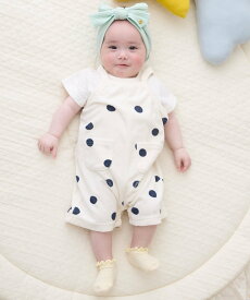 【SALE／40%OFF】petit main パイルサロペットセット 1 ナルミヤオンライン マタニティウェア・ベビー用品 ベビートップス ホワイト ブルー グリーン