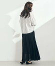COTTONマチ付きギャザースカート