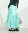 COTTONマチ付きギャザースカート