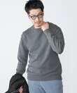 SHIPS:<洗濯機可能> コットン カシミヤ ソリッド クルーネック ニット