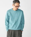 SHIPS:<洗濯機可能> コットン カシミヤ ソリッド クルーネック ニット