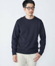 SHIPS:<洗濯機可能> コットン カシミヤ ソリッド クルーネック ニット