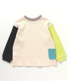 【SALE／54%OFF】BREEZE 【26春新作】DAISUKIワッフルロンT エフオーオンラインストア トップス カットソー・Tシャツ グリーン ブルー グレー ホワイト ピンク