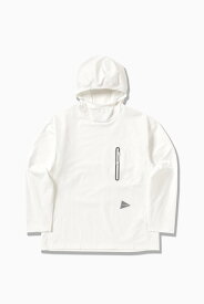 【SALE／30%OFF】and wander hybrid warm pocket hoodie アンドワンダー トップス カットソー・Tシャツ ブラック ホワイト グリーン【送料無料】