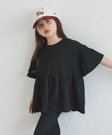 BAYFLOW [セットアップで着用可能☆]楊柳フリルチュニック(KIDS) ベイフロー トップス カットソー・Tシャ…