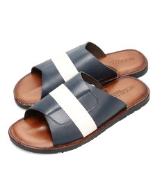 【SALE／30%OFF】MODELLO MODELLO 世界初のカバロス加工シリーズ レザーサンダル マドラス シューズ・靴 サンダル ホワイト ネイビー ブラック ブラウン【送料無料】