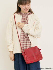 【SALE／27%OFF】Samansa Mos2 【MOOMIN*Samansa Mos2】型押しポシェット サマンサモスモス バッグ ハンドバッグ ブラウン ワインレッド【送料無料】