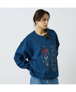 ABAHOUSE LASTWORD �yEVANGELION x FRUIT OF THE LOOM�z�h�J �N���[�l�b �A�o�n�E�X �g�b�v�X �X�E�F�b�g�E�g���[�i�[ �u���b�N �l�C�r�[�y���������z