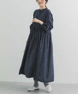 URBAN RESEARCH DOORS ドットプリントワンピース アーバンリサーチドアーズ ワンピース・ドレス ワンピー…