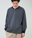 【多機能】Functionボーダー ヘンリーネックロンT