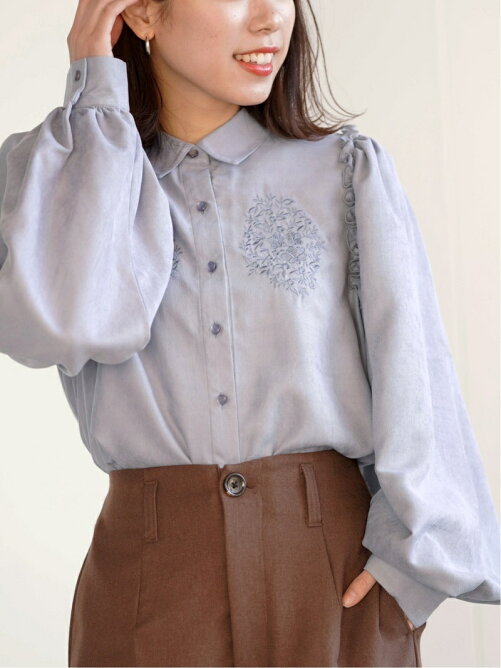 Rps W ミジンコール袖ギャザー刺繍入りブラウス Rakuten Fashion 楽天ファッション 旧楽天ブランドアベニュー Cd2997