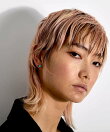 【K10】シャーベットカラー天然石ピアス/ターコイズ