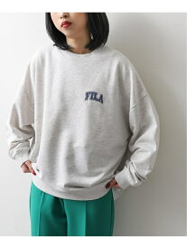 FILA カレッジワッペンビッグトレーナー ジップファイブ トップス スウェット・トレーナー ベージュ グリーン グレー ネイビー ブラック ブルー ホワイト イエロー【送料無料】