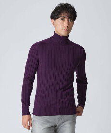 【SALE／18%OFF】EPOCA UOMO ホールガーメントタートルネックニット エポカ トップス ニット パープル ホワイト ブラック ブルー ネイビー イエロー【送料無料】