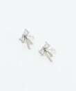 リボンデザインピアス