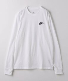 monkey time BEAUTY&YOUTH ＜NIKE＞ クラブ ロングスリーブ Tシャツ ビューティー＆ユース　ユナイテッドアローズ トップス カットソー・Tシャツ ブラック ホワイト【送料無料】