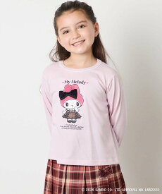 【SALE／28%OFF】a.v.v 【数量限定】[100-140][マイメロディ/クロミ]スパンコールロンT アー・ヴェ・ヴェ トップス カットソー・Tシャツ パープル ピンク