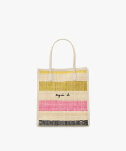 agnes b. VOYAGE ���t�B�A �X���[�� �g�[�g�o�b�O WAX35-01 �A�j�G�X�x�[ �o�b�O �g�[�g�o�b�O �x�[�W���y���������z